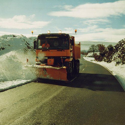 Conservación de carreteras de la Junta de Castilla y León (Zamora)
