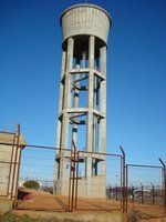 Cliente: Ayuntamiento de La Bañeza (León)Altura: 40 metrosCapacidad: 150 m3Tipo: Depósito elevado de hormigón armado