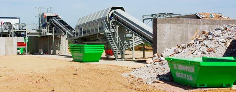 Planta de reciclaje de residuos de obra en Salamanca